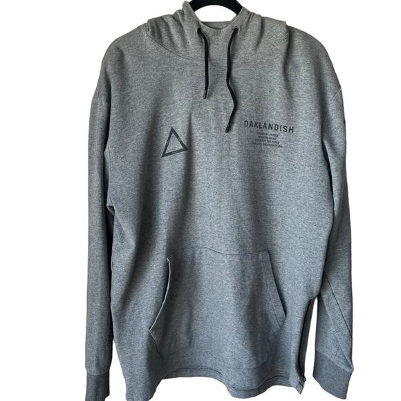 Oaklandish Gray Heather Hoodie Size XL - Picture 1 of 4